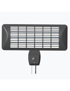 Stufetta da Parete al Quarzo per Interno Esterno IP24 2400W