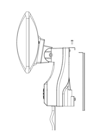 Stufetta da Parete al Quarzo per Interno Esterno IP24 2400W