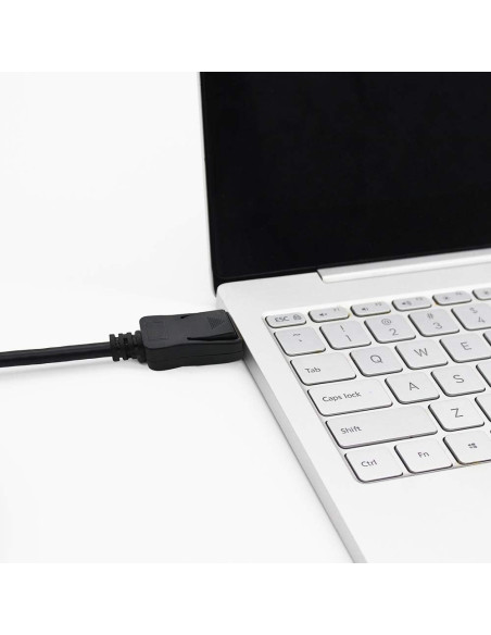 Cavo Audio/Video DisplayPort 1.4 8K M/M Angolato 90&deg 1m Nero