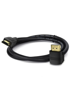 Cavo HDMI&trade High Speed con Ethernet A/A M/M Angolato 90&deg 2m 2
