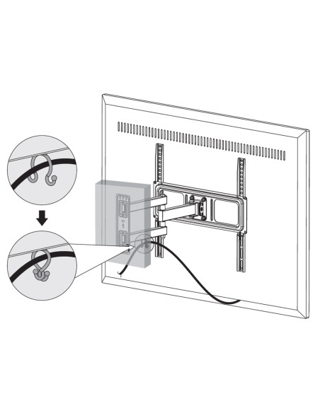 Supporto a Muro per TV LED LCD 32-55'' Full-Motion