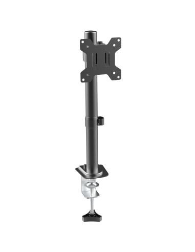 Supporto da Scrivania con Morsetto per Monitor 13-32'' Braccio Corto Inclinabile