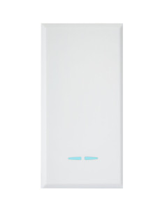 WHITEK S44 Interruttore con Gemma 1P 16AX Illuminabile 1 Modulo Bianco Opaco