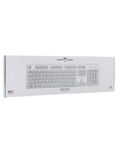 Tastiera Gaming USB 104 Tasti con Retroilluminazione LED Bianco 2