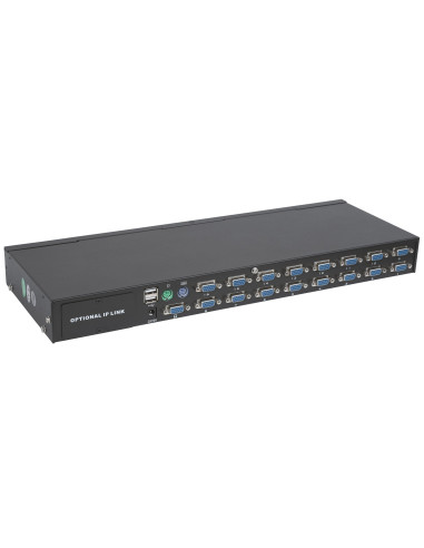 KVM Switch 16 porte combo USB + PS/2