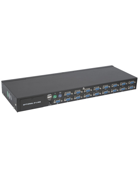 KVM Switch 16 porte combo USB + PS/2