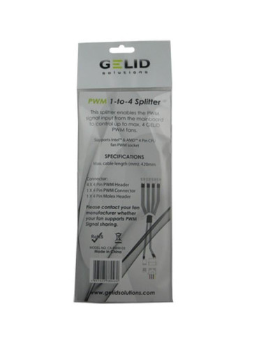 Cavo Splitter per Ventole Tachimetriche 4 poli (CA-PWM-03)