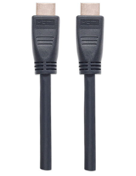Cavo HDMI CL3 High Speed con Ethernet A/A M/M 8m Nero