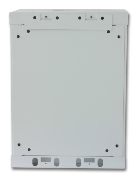 Armadio Rack 10'' a muro 6 unit&agrave con pannelli asportabili Grigio prof. 300 mm
