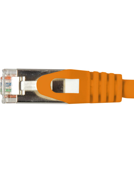 Cavo di Rete Patch in Rame Cat. 6A SFTP LSZH 1 m Arancione