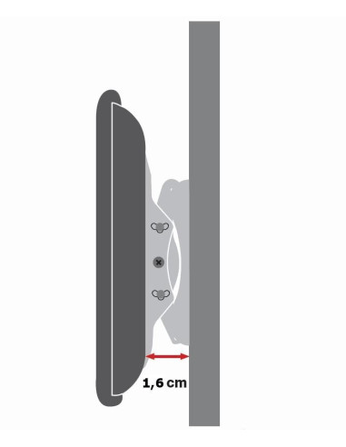 Supporto a Muro per TV LED LCD 42-80'' Ultra Slim fisso H600mm