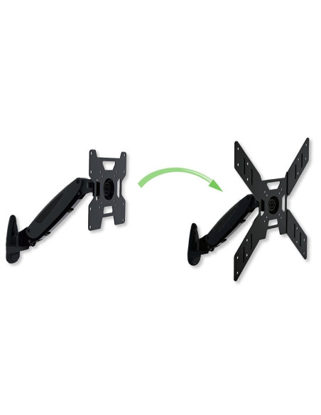 Adattatore per Supporto VESA da 200x200 a 400x400 Nero