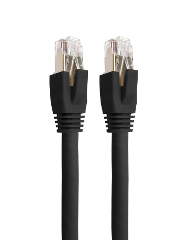 Cavo di rete Patch in rame Cat.8.1 SFTP LSZH 3 metri Nero