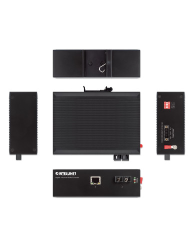 Media Converter Industriale Gigabit 1000Base-SX Monomodale