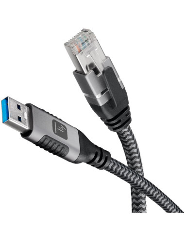 Cavo USB 3.0 Tipo A Maschio a Ethernet RJ45 Maschio 3m