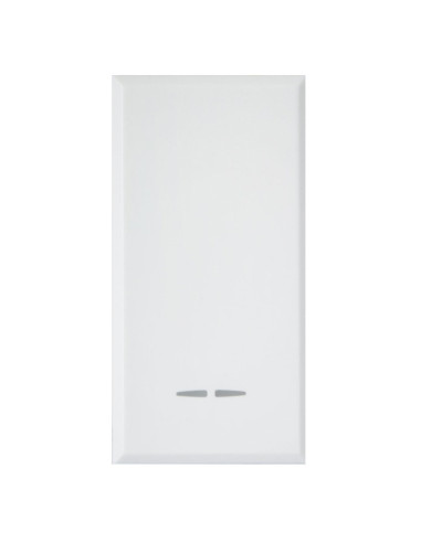 WHITEK S44 Interruttore con Gemma 1P 16AX Illuminabile 1 Modulo Bianco Opaco