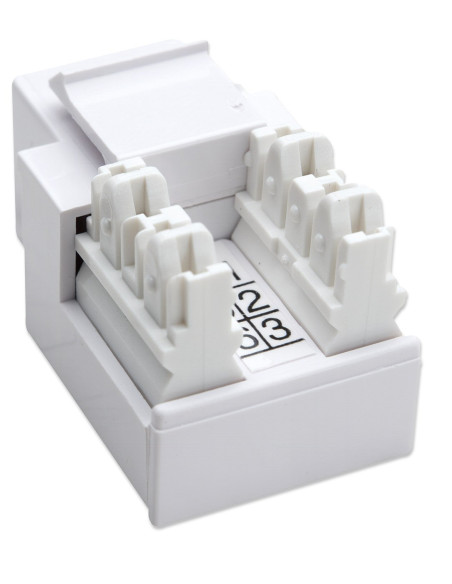 Frutti Telefonici RJ11/RJ12 Keystone Bianco