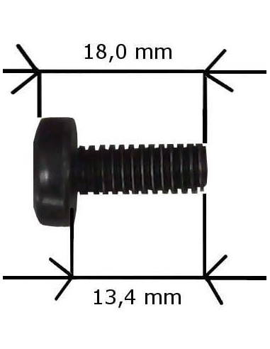 Kit Set 4 Viti 4 Dadi e 4 Rondelle per Montaggio Rack Nero