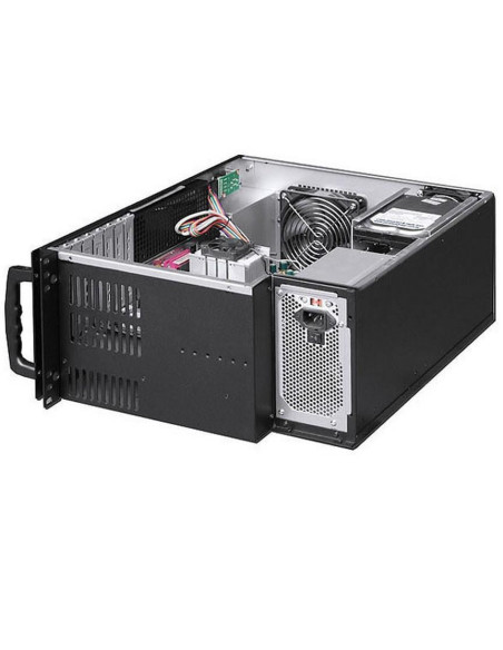 Chassis Industriale Rack 19''/Desktop 4U Ultra Compatto Nero