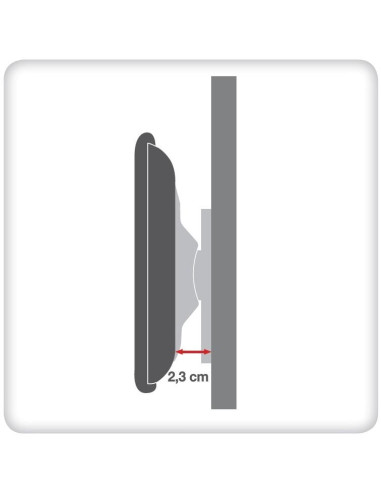 Supporto a Muro Fisso Ultra Slim per TV LED LCD 32-55'' Nero