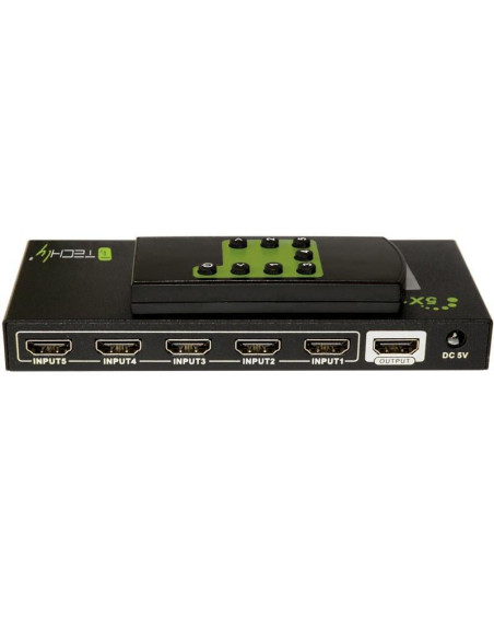 Switch HDMI 5 IN 1 OUT con Telecomando 4K UHD 3D