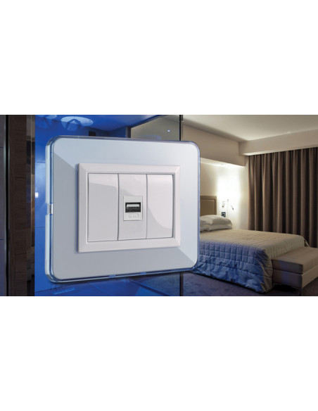 Presa USB con aggancio Keystone per Ricarica