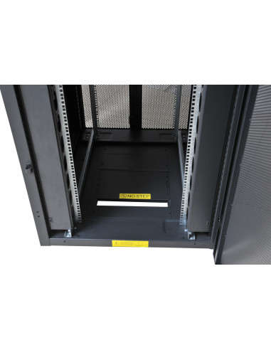 Armadio NetRack 19'' 600x1000 42 Unit&agrave Ventilato Nero da Assemblare