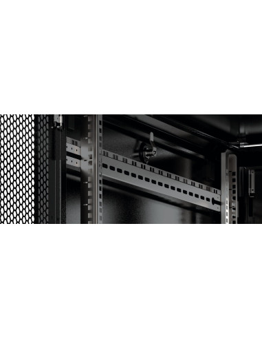 Armadio Server Rack 19'' 800x1000 42U Nero Porta Grigliata serie Evolution Ventilato