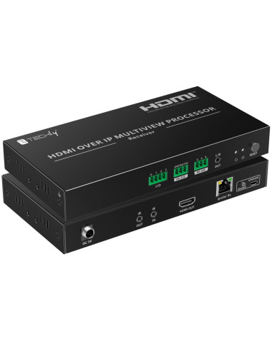 Ricevitore per Matrix Extender HDMI Over IP 4K su Cavo Cat.6 fino a 120m Multiview Ipcolor iMMS