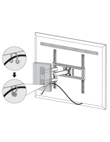 Supporto a Muro per TV LED LCD 32-55'' Full-Motion