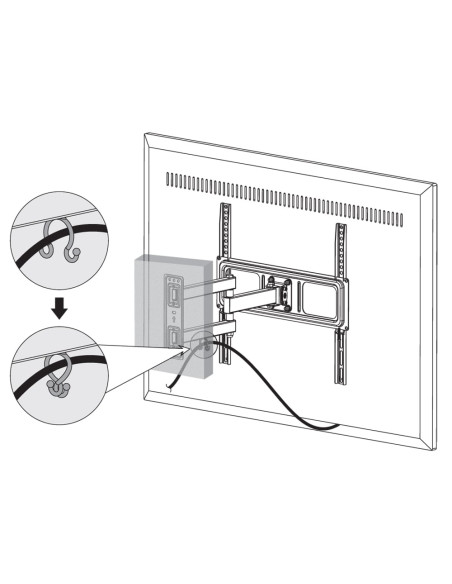 Supporto a Muro per TV LED LCD 32-55'' Full-Motion