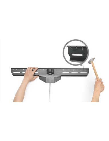 Staffa a muro fissa TV LED LCD 37-80''