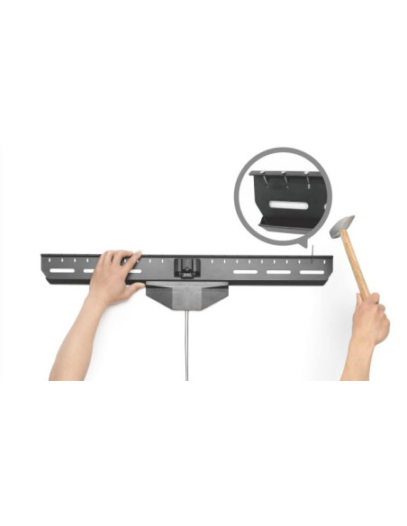 Staffa a muro fissa TV LED LCD 37-80''