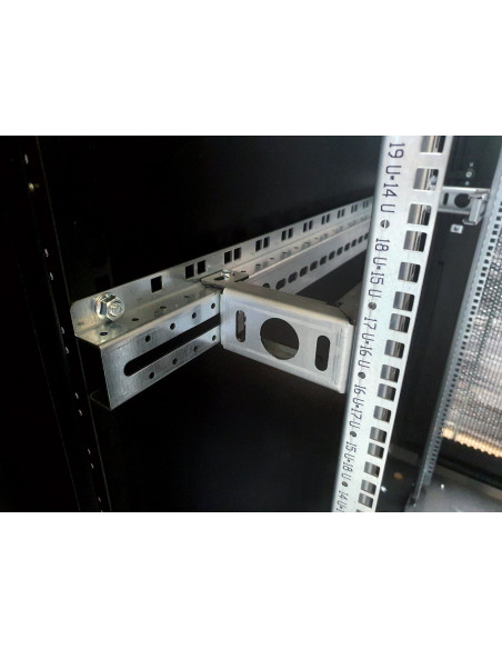 Armadio Rack 19'' 600x800 16 Unit&agrave Nero serie Evolution