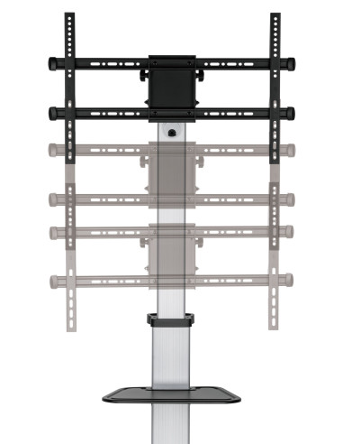 Supporto a Pavimento con Mensola Trolley TV LCD/LED 37-86''