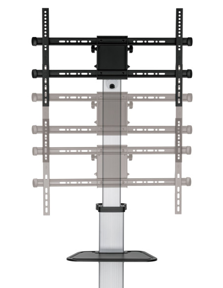 Supporto a Pavimento con Mensola Trolley TV LCD/LED 37-86''