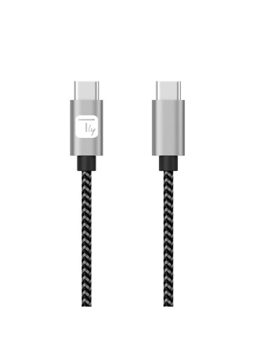 Cavo USB-C&trade Maschio 2.0 / USB-C&trade Maschio 3A 2 m Alluminio