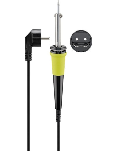 Kit per Saldatura 2 Pezzi con Stagnatore 60 Watt e Supporto e Punte Saldanti
