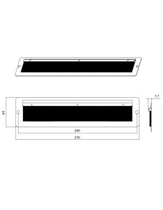 Pannello Passacavi per Ingresso Superiore Serie I-CASE EWT 2