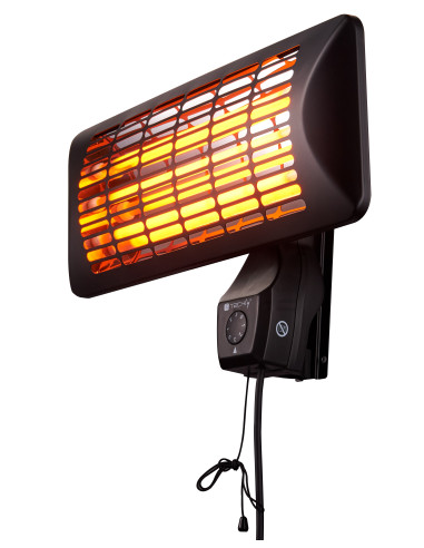Stufetta da Parete al Quarzo per Interno Esterno IP24 2400W