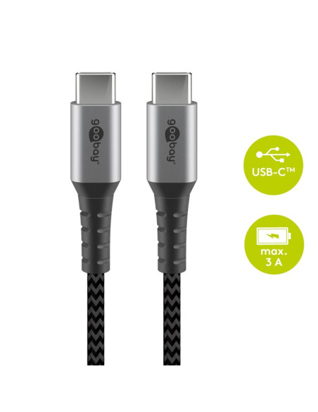 Cavo Tessile USB-C&trade Maschio/USB-C&trade Maschio 0