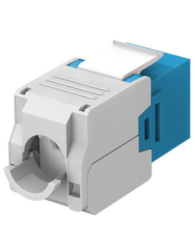 Frutto Keystone RJ45 Cat6A UTP 500MHz Blu