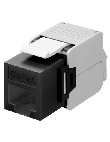 Frutto Keystone RJ45 Cat6A UTP 500MHz Nero