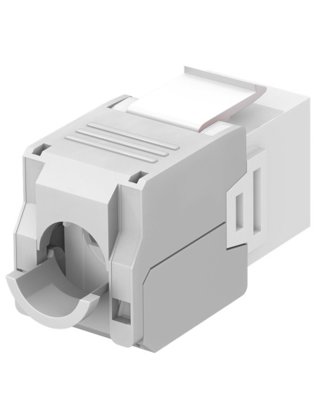 Frutto Keystone RJ45 Cat6A UTP 500MHz Bianco