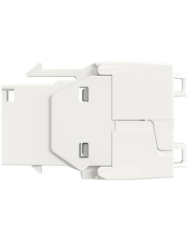 Frutto Keystone Cat.6A UTP Bianco con tappo antipolvere