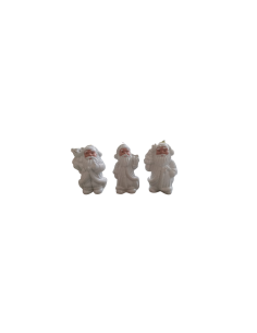 Set 3 Babbo Natale Bianco...