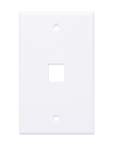 Placca Porta Frutti 1 Posto Mod.503 Bianco
