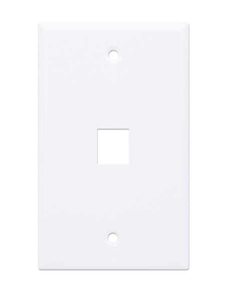 Placca Porta Frutti 1 Posto Mod.503 Bianco