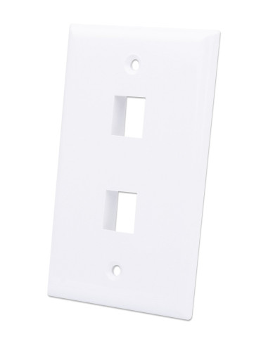 Placca Porta Frutti 2 Posti Mod.503 Bianco