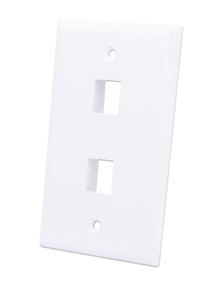 Placca Porta Frutti 2 Posti Mod.503 Bianco